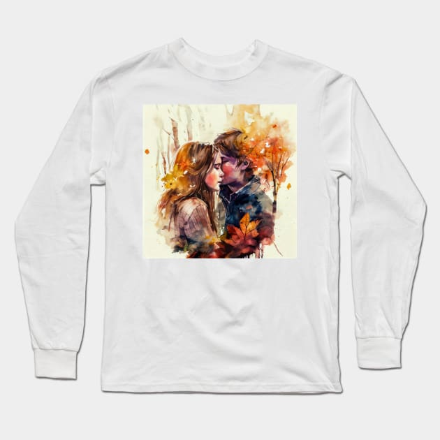 Watercolor Dreams Series Long Sleeve T-Shirt by VISIONARTIST